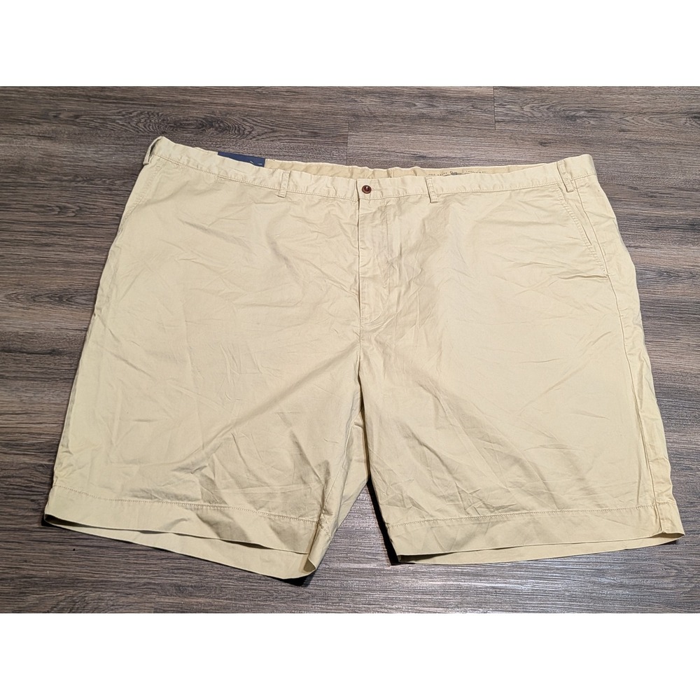 Polo Ralph Lauren Classic Fit Chino Shorts Mens 58B Big Tall Khaki Tan Pima NWT